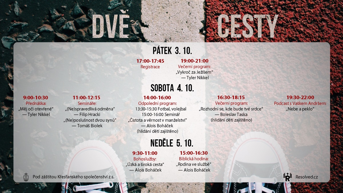 Program konference Resolved DVĚ CESTY 2025